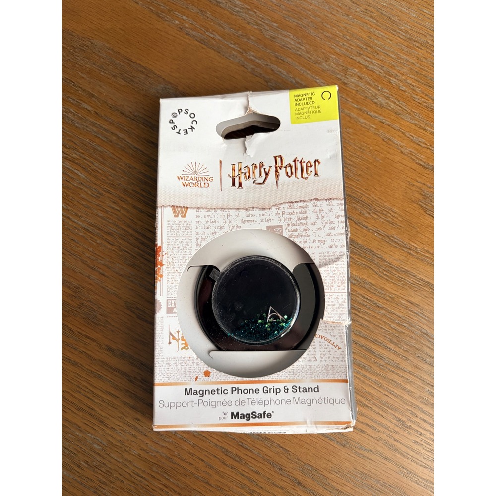 PopSockets Harry Potter Deathly Hallows MagSafe Magnetic Phone Grip Stand Green